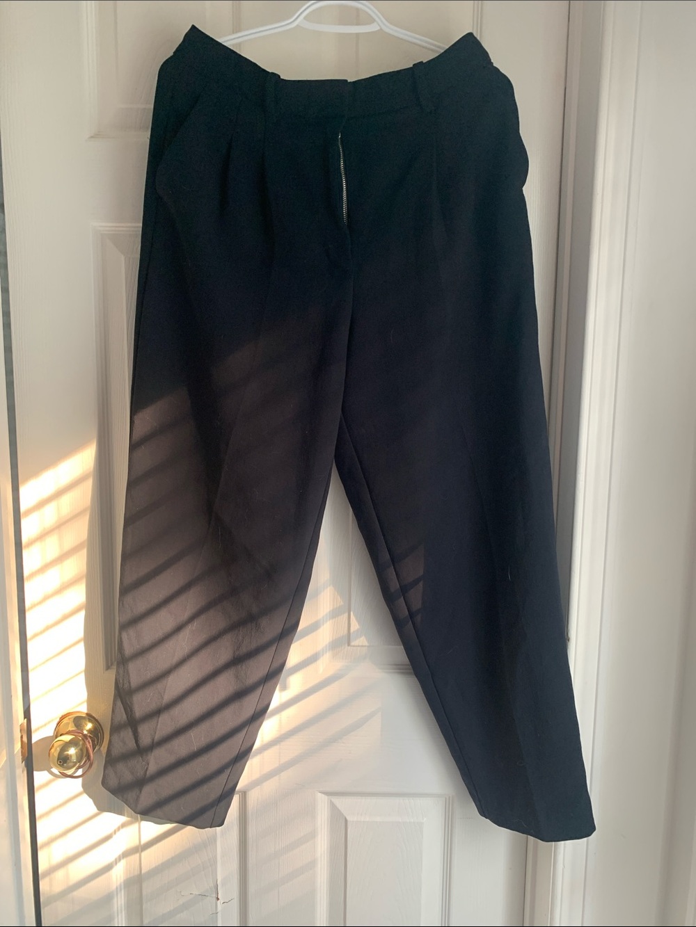 Wilfred Black Pleated Dress Trousers